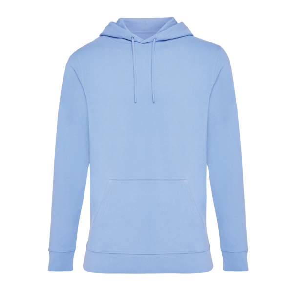 Iqoniq Jasper gerecycled katoen hoodie, sky blue (XXXL)