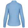 Damespilootoverhemd lange mouwen Sky Blue XXL
