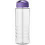H2O Active® Treble 750 ml sportfles met tuitdeksel - Transparant/Paars
