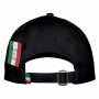 Heavy brushed cap - Italian made - Zwart