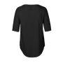 LADIES HALF SLEEVE T-SHIRT, BLACK, XS, NEUTRAL