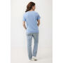 IQONIQ Yala dames lichtgewicht gerecycled katoen t-shirt, sky blue (XXS)