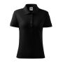 Polo Shirt women's Cotton Heavy black XXL