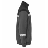 7103 FULL ZIP SWEATSHIRT PGL Grey/Black XS
