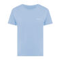 IQONIQ Yala dames lichtgewicht gerecycled katoen t-shirt, sky blue (XXS)