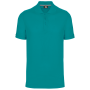 Polo korte mouwen Teal Blue S