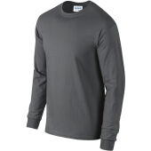 Ultra Cotton™ Classic Fit Adult Long Sleeve T-Shirt Charcoal 4XL