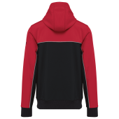 3-laags unisex softshelljas Black / Red L