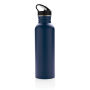 Deluxe RVS sportfles, donkerblauw