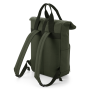 Rugzak met dubbel hengsel Olive Green One Size Rugzak met dubbel hengsel Olive Green One Size