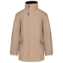 Gewatteerde parka Beige S