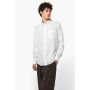 Heren Oxford overhemd lange mouwen Oxford Blue M