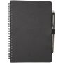 Slate A5 reusable hard cover notebook and pen set (black ink) - Black