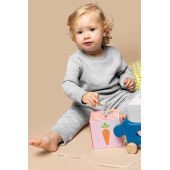 Ecologische baby sweater Light Sand 6M
