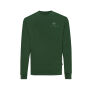 IQONIQ Zion gerecycled katoen sweater, forest green (XS)