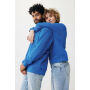 IQONIQ Etosha lichtgewicht gerecycled katoen sweater, royal blue (M)