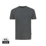 IQONIQ Manuel gerecycled katoen t-shirt ongeverfd, heather anthracite (XS)