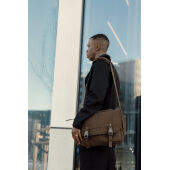 KENTO URBAN RCS recycled nylon 15.6 inch Messenger, bruin