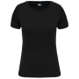 Dames-T-shirt Day To Day korte mouwen Black / Silver XS Dames-T-shirt Day To Day korte mouwen Black / Silver XS