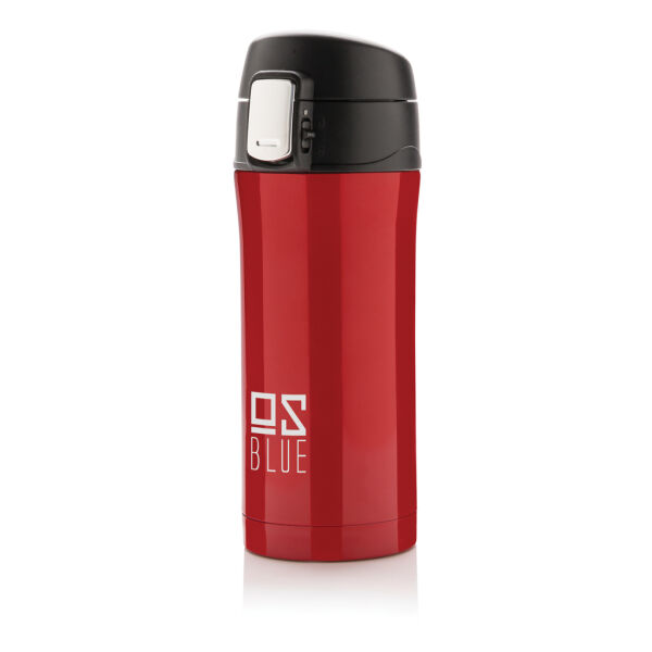 RCS gerecycled roestvrijstalen easy lock lekvrije vacuüm mok, rood RCS gerecycled roestvrijstalen easy lock lekvrije vacuüm mok, rood