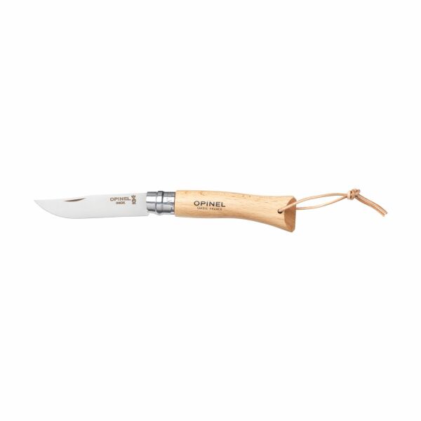 Opinel Inox No 07 couteau de poche en étui à couteau - brun Opinel Inox No 07 couteau de poche en étui à couteau - brun