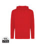 IQONIQ Jasper gerecycled katoen hoodie, rood (L)