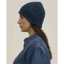 Fielder - Jersey knit beanie met een zacht interior - French Navy (OS)