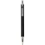Spectrum balpen van gerecycled aluminium (blauwe inkt) - Zwart