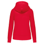 Ecologische damessweater met capuchon Red L