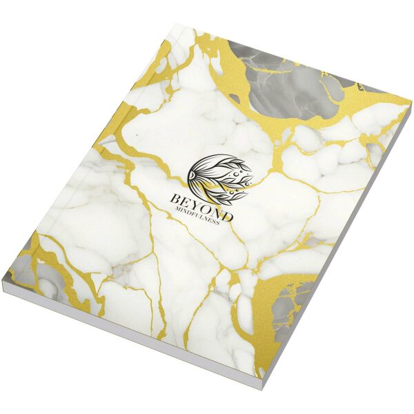 A5 metallic soft cover notebook with 100 sheets