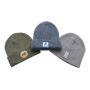 Impact AWARE™ Polylana® dubbel gebreide beanie, Sage blue
