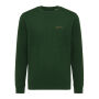 Iqoniq Etosha lichtgewicht gerecycled katoen sweater, forest green (XS)