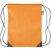 rPET polyester (210D) trekkoord rugtas Calix oranje