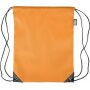 rPET polyester (210D) drawstring backpack Calix orange