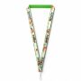 Polyester keycord met gesublimeerde satijnen overlay