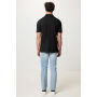 IQONIQ Yosemite gerecycled katoen pique polo, zwart (5XL)