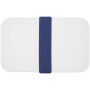 MIYO 700+700 ml dubbellaagse lunchbox - Wit/Wit/Blauw