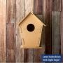 Vogelhuisje van hout - Houtkleur - DP2148