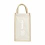 Jute Canvas Double Wine Bag wijntas