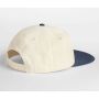 CONTRAST FLAT PEAK 6 PANEL CAP, NATURAL/NAVY, One size, BEECHFIELD