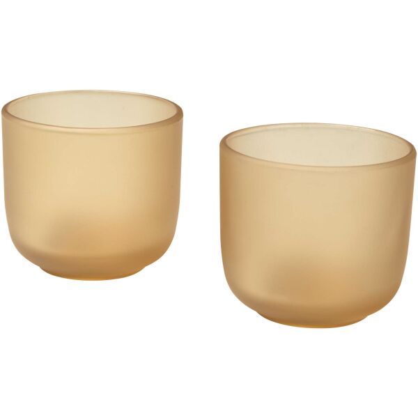 Male glazen bekers van 200 ml, set van 2