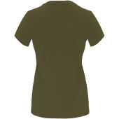 Capri damesshirt met korte mouwen - Militar Green - S