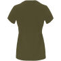 Capri damesshirt met korte mouwen - Militar Green - 3XL