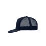 5 Panel Flat Peak Cap navy/navy one size