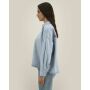 Stella Ember - De dames denim overshirt - Light Wash (S) Stella Ember - De dames denim overshirt - Light Wash (S)