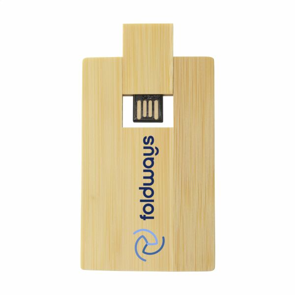 CreditCard USB Bamboo 8 GB
