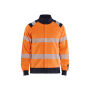 Multinorm sweatshirt met rits inherent