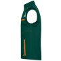 Workwear Softshell Vest - COLOR - dark green/orange 6XL