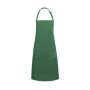 WATER-REPELLENT BIB APRON BASIC WITH BUCKLE, FOREST GREEN, One size, KARLOWSKY
