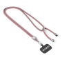 Crossbody, trendy duotone lanyard telefoonhouder van polyester